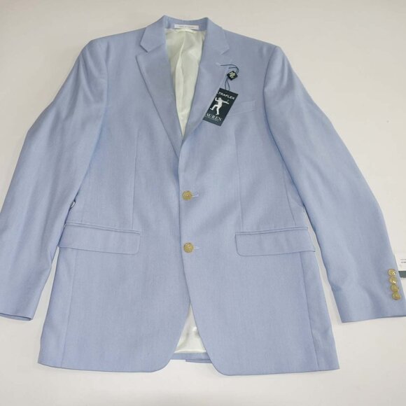 Lauren Ralph Lauren Men's Ultra Flex Sport Coat 38 Long NWT Light Blue Blazer L